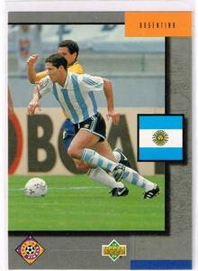 1994 UPPER DECK WORLD CUP #UD17 アルゼンチン代表 ディエゴ・シメオネ Diego Simeone アッパーデック ワールドカップ USA UD