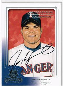 2004 Donruss Diamond Kings Recollection Collection Buy Back Autograph Ivan Rodriguez 18/22 イバン ロドリゲス バイバック 直筆サイン