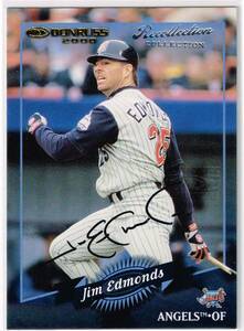 2004 Donruss Timelines Recollection Collection Buy Back Autograph Jim Edmonds 11/25 Auto ジム・エドモンズ バイバック 直筆サイン