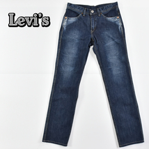 Levis リーバイス ★ 日本製 RL591-03 セミタイトフィットストレート デニム ジーンズ パンツ ミッドアイスバーンブルー メンズ 29_画像1