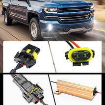 送料無料● For 2016～2018年式 Chevy Silverado 1500 シボレー 22W LED フォグランプ ドライビングライト ホワイト ブラック DOT承認_画像8