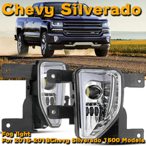 For 2016～2018年式 Chevy Silverado 1500 シボレー 22W LED フォグランプ ドライビングライト ホワイト シルバー DOT承認_画像2