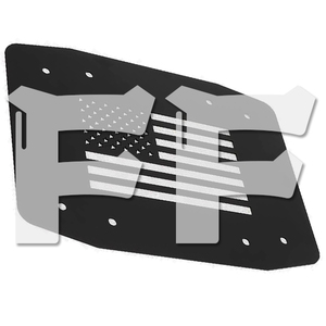 ベントプレートカバー アメリカ国旗柄 ジープ ラングラー JL 2018年-UP JEEP適用 テールゲート JLDB-USA 1枚