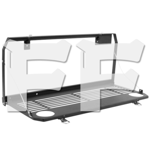 テールゲートテーブル リアドア 折畳み式 カーゴ ストレージ シェルフ ジープ ラングラー JL 2018年-UP 多用途 JL-TABLE