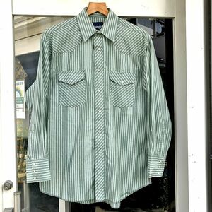 ★ラングラー　90s　長袖　ウエスタンシャツ　size 16-33★検 ビンテージ アメリカ アメカジ 古着