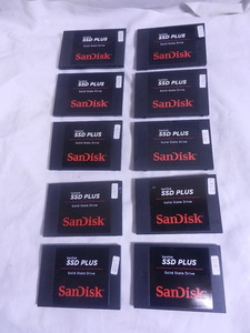 SanDisk SSD PLUS SDSSDA-120G 120GB 2.5インチSSD SATA 10個 セット まとめて①
