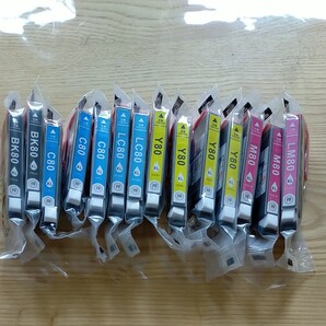 エプソン プリンター 互換インクカートリッジ EPSON IC6CL80L 14本