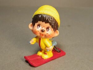 Monchhichi モンチッチ PVCフィギュア スキー 赤 セキグチ