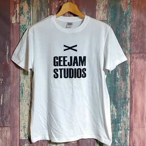 送込 GEE JAM STUDIOS ジャマイカ　ポートアントニオ　半袖Tシャツ　白　XLサイズ