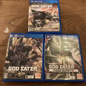 即決 PS VITA 3巻セット GOD EATER RESURRECTION & GOD EATER2 & GOD EATER2 RAGE BURST PSVITA ゴッドイーター レイジバースト