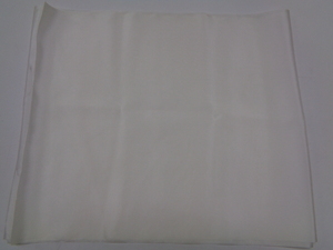 B338-60 正絹 白 37センチ×約175センチ 古布はぎれ 市松人形 手作 着物リメイク アンティーク