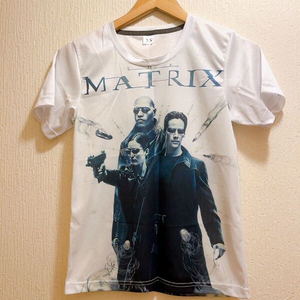 新品★ホワイト地★マトリックス★キアヌリーブス★Tシャツ★ユニセックス★M★最終値下げ★他フリマでもセール中★現品限り!早い者勝ち