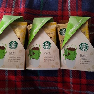 スターバックスオリガミ3パック×3ライトノートブレンド.カフェベロナ他