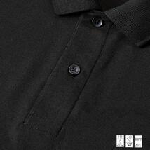 XXXXLサイズPOLO SHIRTS 3機能装備 UVカット 吸水速乾 消臭 ユナイテッドアスレ 黒ポロシャツ_画像1