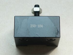 ツールホルダー ラウンドタイプ　250-104　 商品番号250-100のQCTP用　旋盤 工具　新品セール d
