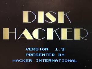 【FC-disk】ファミコンディスクカード DISK HACKER Ver.1.3【現状品】