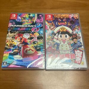 【新品】 桃太郎電鉄 定番 & マリオカート8デラックス Switch