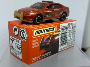 MATCHBOX マッチボックス MBX FORD POLICE INTERCEPTOR フォード インターセプター パトカー 箱開封済み