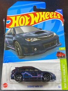 ホットウィール HOTWHEELS SUBARU WRX Sti スバル インプレッサ GRB 濃い青