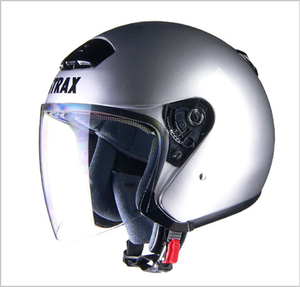 ジェットヘルメット　STRAX SJ-4　シルバー　BIGサイズ　SJ-4-SV リード工業