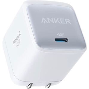 Anker Nano II 45W 急速充電器 ホワイト 白 パソコン/スマホなど高速充電 A2664N21 USB-C