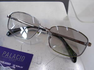 PALACIO サングラス PS142-3 お洒落 眼鏡フレームにもOK シンプルデザイン