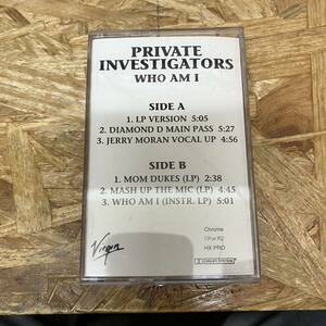 シHIPHOP,R&B PRIVATE INVESTIGATORS - WHO AM I / DUKES / MASH UP THE MIC RARE,PROMO作!! TAPE 中古品