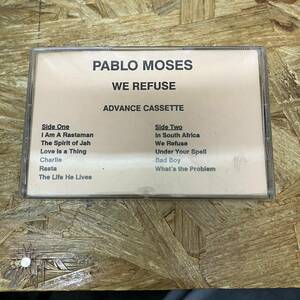 シHIPHOP,R&B PABLO MOSES - WE REFUSE アルバム,PROMO,RARE!! TAPE 中古品