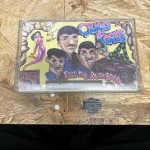 シHIPHOP,R&B QUAD FORCE - FEEL THE REAL BASS アルバム,名作!!!!!!!!!!! TAPE 中古品