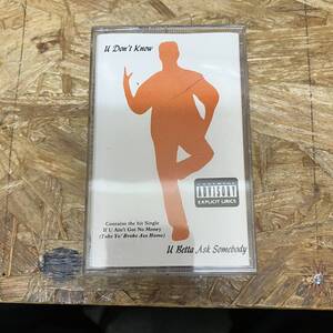 シHIPHOP,R&B RAHEEM THE DREAM - U DON'T KNOW U BETTA ASK SOMEBODY アルバム,名作!! TAPE 中古品