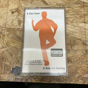 シHIPHOP,R&B RAHEEM THE DREAM - U DON'T KNOW U BETTA ASK SOMEBODY アルバム,名作!!! TAPE 中古品