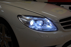 メルセデス ベンツ CLクラス W216 前期 HIDバルブ 8000K / LED ポジション灯 / LED ナンバー灯 ３点 セット