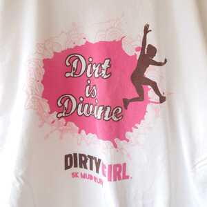 DIRTY GIRL Tシャツ フルーツオブザルーム　/Y087