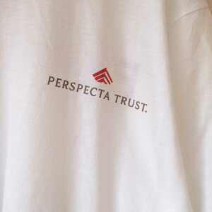 PERSPECTA TRUST Tシャツ　ホワイト　ロゴT /Y125