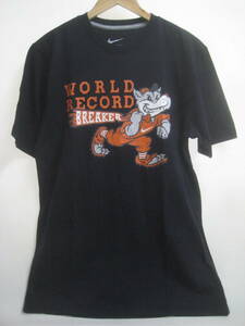 一点物!! NIKE ナイキ プリントＴシャツ WORLD RECORD BREAKER 良柄 サイズ L