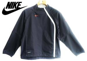 ▼NIKE*サイズM(140-150)*長袖ピステシャツ*キッズ*ジュニア*total90*CLIMA-FIT*放熱性*サッカー*スポーツ*黒*ブラック*防寒*ナイキ #5257