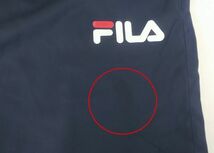 ★FILA*サイズ150*厚手パンツ*裏フリースパンツ*ウィンドブレーカーパンツ*フィラ*キッズ*ネイビー*防寒*秋冬*　＃3187_画像9