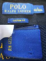 ▼美品*Polo by Ralrh Lauren*サイズL(180/100A)半袖ポロシャツ*スリムフィット*ドイツ*カントリーシリーズ*黒*赤*ポロラルフローレン#5239_画像3