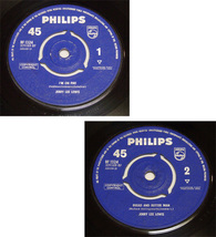 45rpm/ I'm On Fire - Jerry Lee Lewis - Bread And Butter Man / 60s,ロカビリー,Killer,Philips BF 1324,イギリス盤,UK 1964_画像2