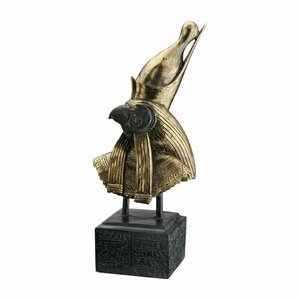 古代エジプトの神々：ホルス神 彫像 彫刻/ エジプト神話 天空の神 ファラオ ピラミッド ナイル川 神殿 王宮(輸入品
