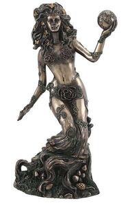 ブロンズ風仕上げ 大地の女神 ガイア 彫像/ 地母神 大地の象徴 母なる女神 デルポイの神託 混沌（輸入品