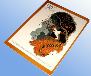  foreign book L te book of paintings in print / Erte Graphics: Five Complete Suites Reproduced in Full Color( imported goods 