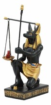 西洋彫刻 正義を計る アヌビス神 古代エジプト 置物 彫像 彫刻/ 冥界の神 医学の神 ピラミッド 神殿[輸入品_画像2