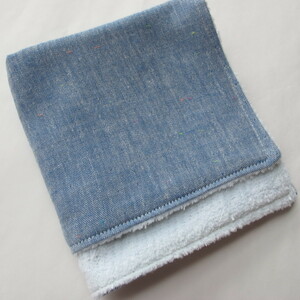 25×25# Denim ②# double gauze towel # hand made #1 sheets 
