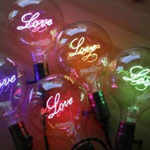 【新品】LOVEデザインLED電球(吊りタイプ) 4W E26オリジナル 電球色
