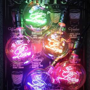 【新品】LOVEデザインLED電球(吊りタイプ) グリーン E26