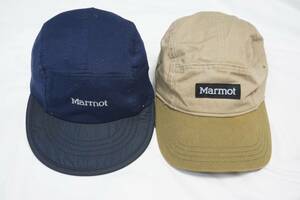 J621　お買い得　Marmot　マーモット　キャップ　アウトドア　帽子　登山　メンズ　2点セット　FREE