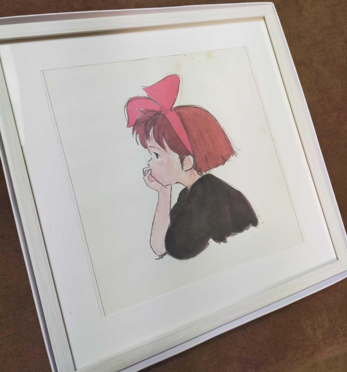 Extra Large [Limited 1] Studio Ghibli Kiki's Delivery Service [Framed Item] Over 30 years ago Ghibli Calendar Kiki Ken) Ghibli Painting Reproduction Original Art. Postcard. Hayao Miyazaki, Ma line, Kiki's Delivery Service, others