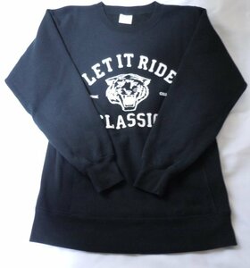 レットイットライド Let it Ride 別注 青タグ Champion REVERSE WEAVE スウェット 【Mサイズ】　虎 タイガー