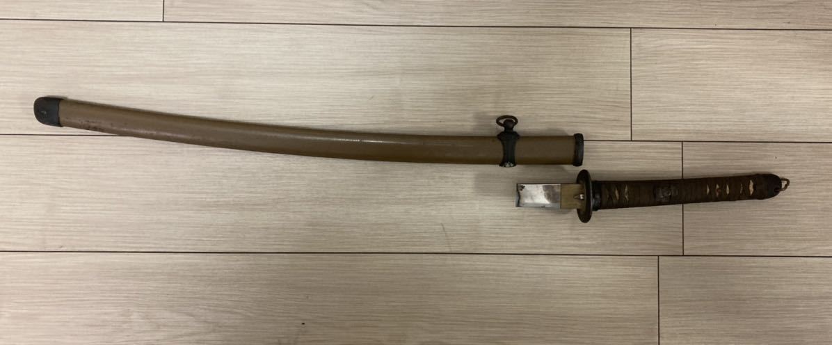 海外正規品 三式軍刀 拵え 模造刀 防塵切羽 鉄鞘 日本軍 銃剣 三式軍刀 